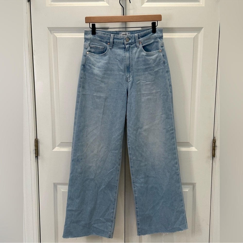 PAIGE Anessa Light Wash Blue Jeans (size 29)